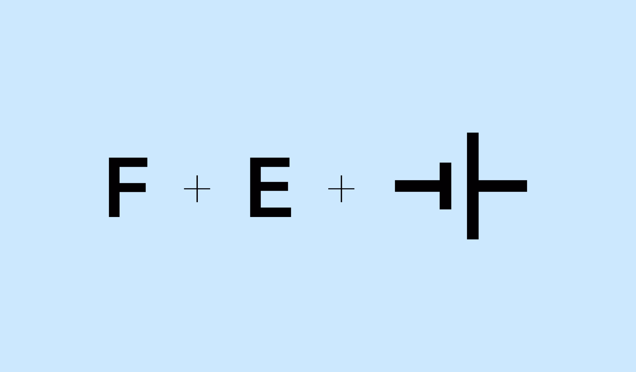 Logoelementet til Fagopplæring Elektro.